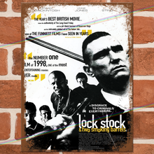 Load image into Gallery viewer, LOCK STOCK AND TWO SMOKING BARRELS MOVIE METAL SIGNS
