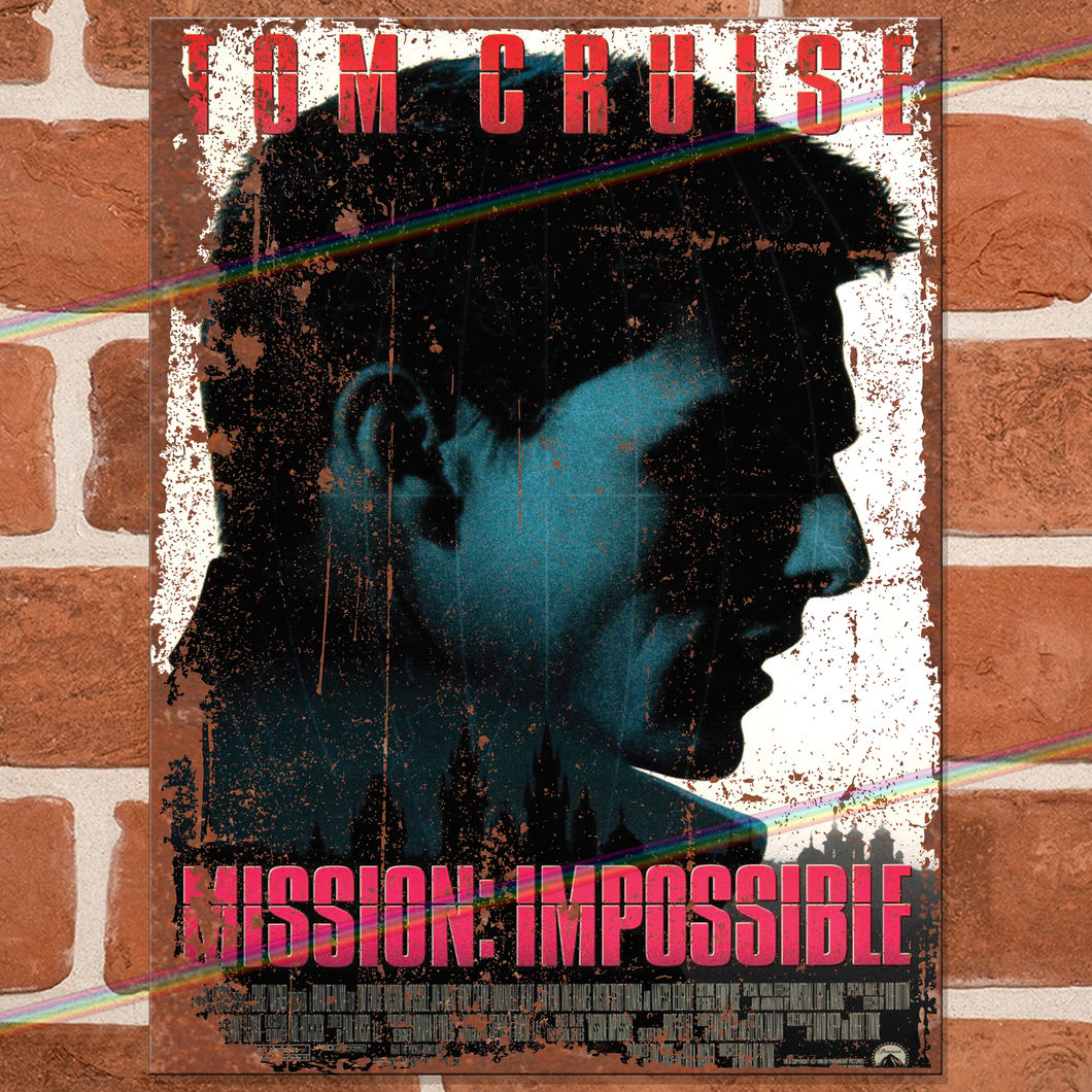 MISSION IMPOSSIBLE MOVIE METAL SIGNS