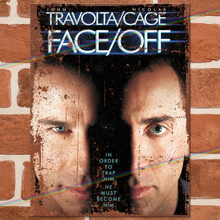 Load image into Gallery viewer, FACE OFF MOVIE METAL SIGNS
