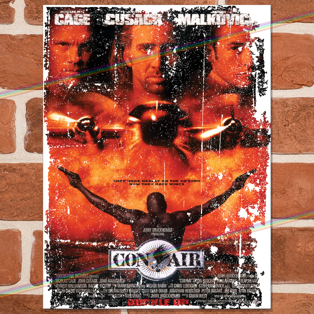 CON AIR MOVIE METAL SIGNS