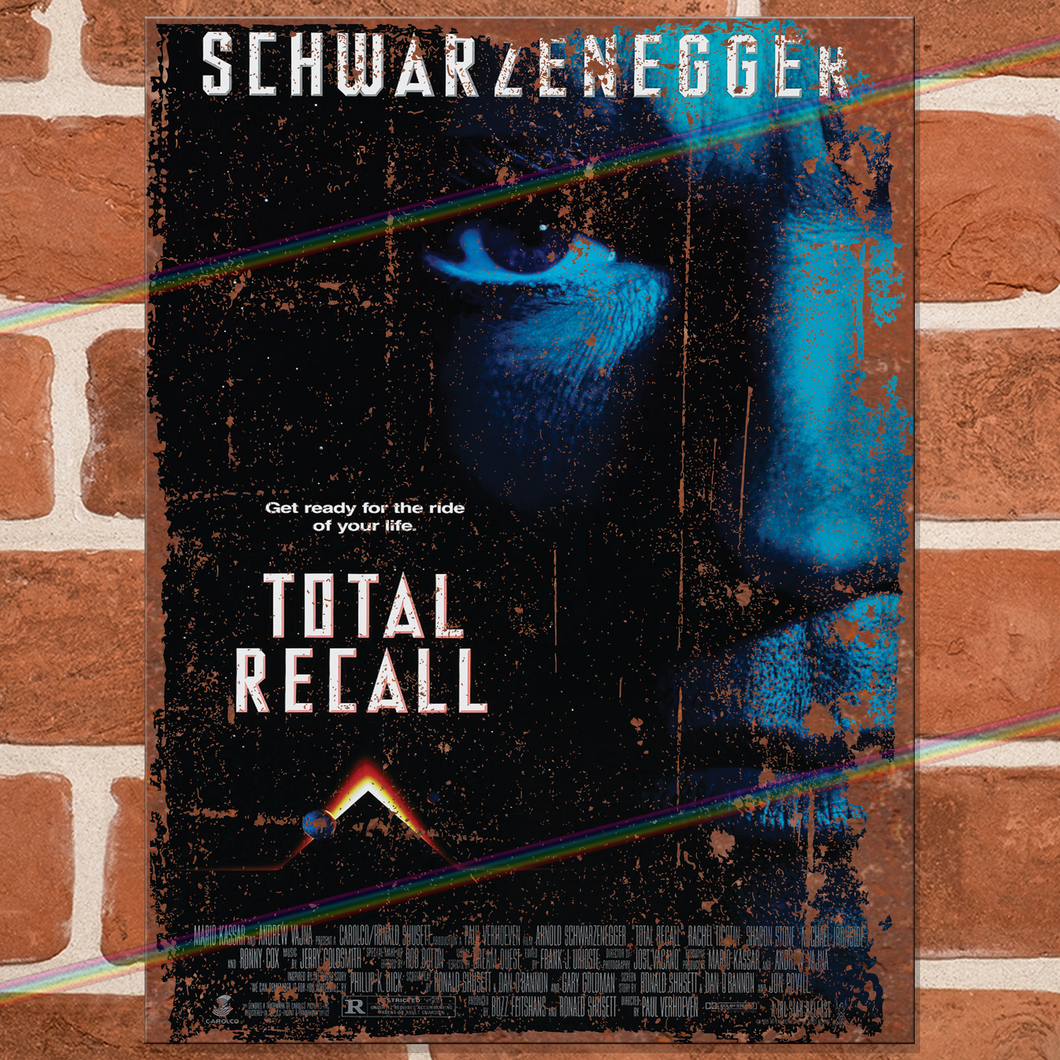 TOTAL RECALL MOVIE METAL SIGNS