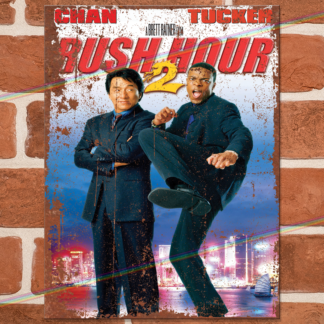 RUSH HOUR 2 MOVIE METAL SIGNS