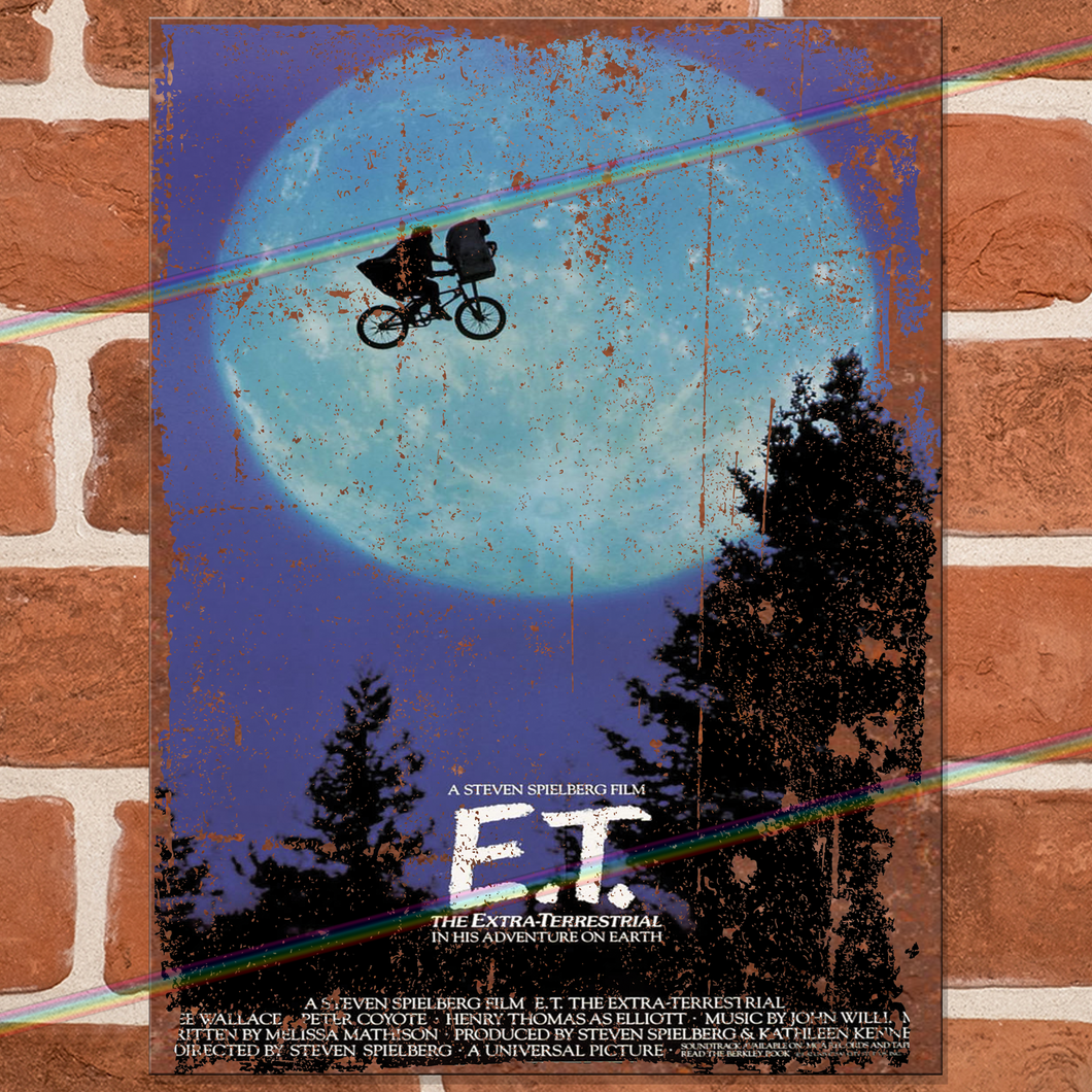 ET THE EXTRA TERRESTRIAL MOVIE METAL SIGNS
