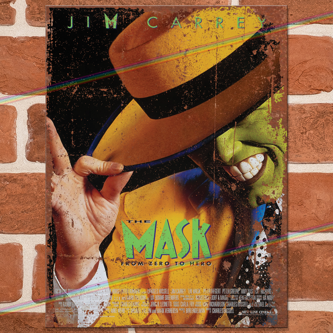 THE MASK MOVIE METAL SIGNS