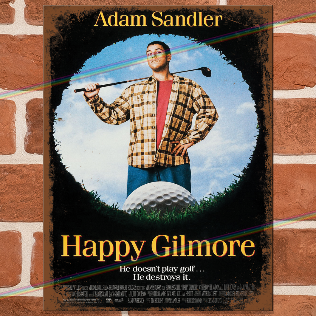 HAPPY GILMORE MOVIE METAL SIGNS