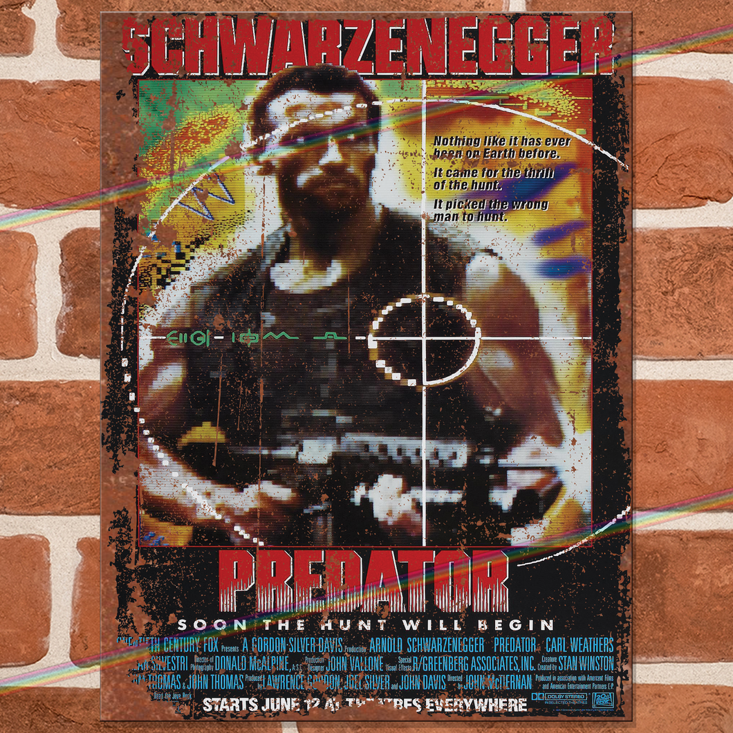 PREDATOR MOVIE METAL SIGNS