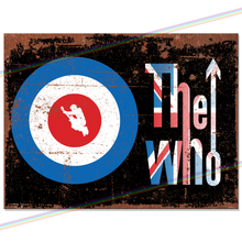 Load image into Gallery viewer, THE WHO (LOGO) MUSIC METAL SIGNS
