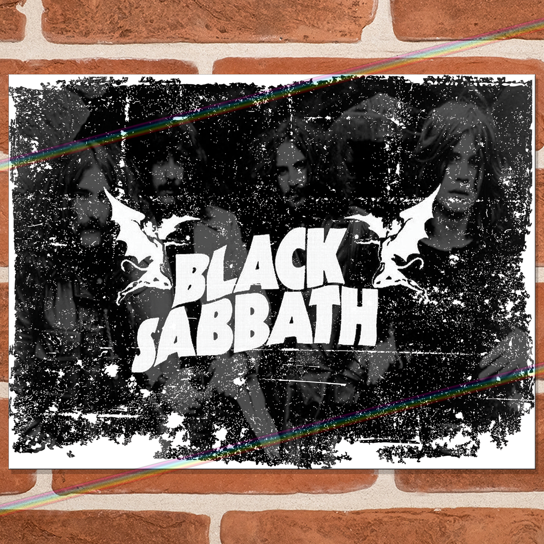 BLACK SABBATH MUSIC METAL SIGNS