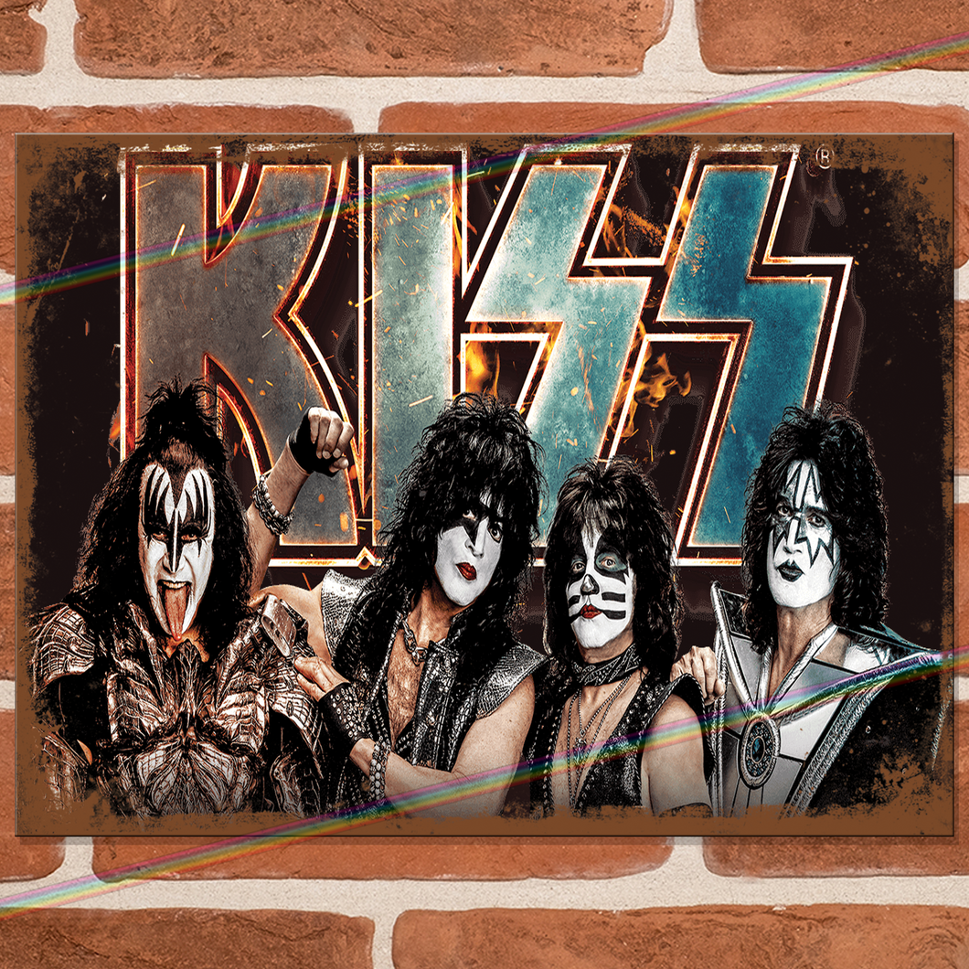 KISS MUSIC METAL SIGNS