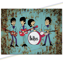 Load image into Gallery viewer, THE BEATLES (CHARACTERS) MUSIC METAL SIGNS
