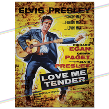 Load image into Gallery viewer, ELVIS PRESLEY (LOVE ME TENDER) MUSIC MOVIE METAL SIGNS
