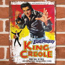 Load image into Gallery viewer, ELVIS PRESLEY (KING CREOLE) MUSIC MOVIE METAL SIGNS
