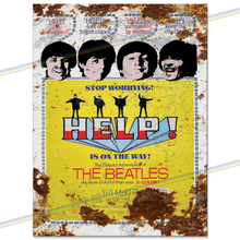 Load image into Gallery viewer, THE BEATLES (HELP!) MOVIE MUSIC METAL SIGNS
