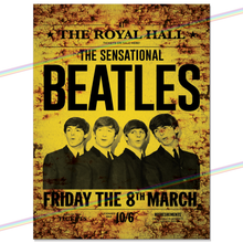 Load image into Gallery viewer, THE BEATLES (THE ROYAL HALL) MUSIC METAL SIGNS

