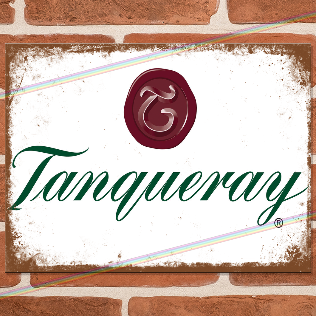 TANQUERAY GIN METAL SIGNS