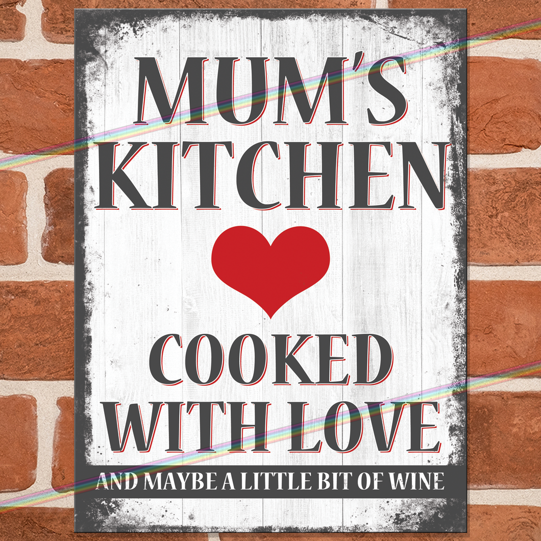 MUMS KITCHEN METAL SIGNS