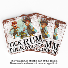 Load image into Gallery viewer, RUM O&#39; CLOCK COASTERS
